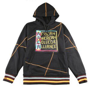 AACA Original Stitched Hoodie Black/Gold Black College Style